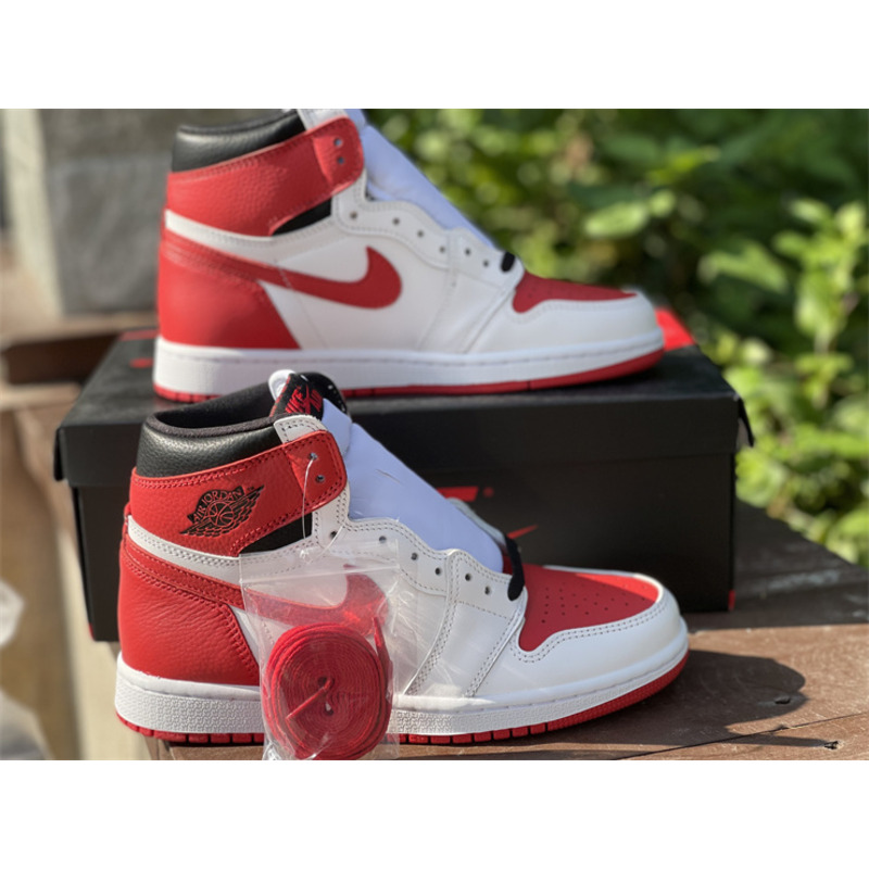 Air Jordan 1 High OG "Heritage" White Red 555088 161 Sneakers men