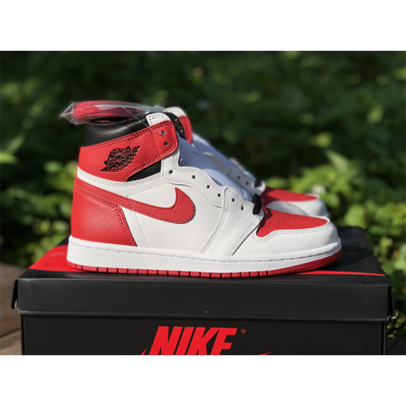 Air Jordan 1 High OG "Heritage" White Red 555088 161 Sneakers men