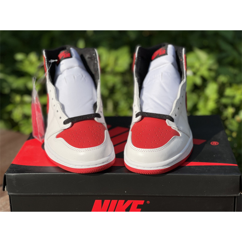 Air Jordan 1 High OG "Heritage" White Red 555088 161 Sneakers men