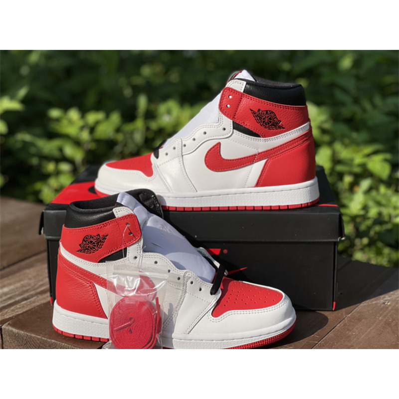 Air Jordan 1 High OG "Heritage" White Red 555088 161 Sneakers men