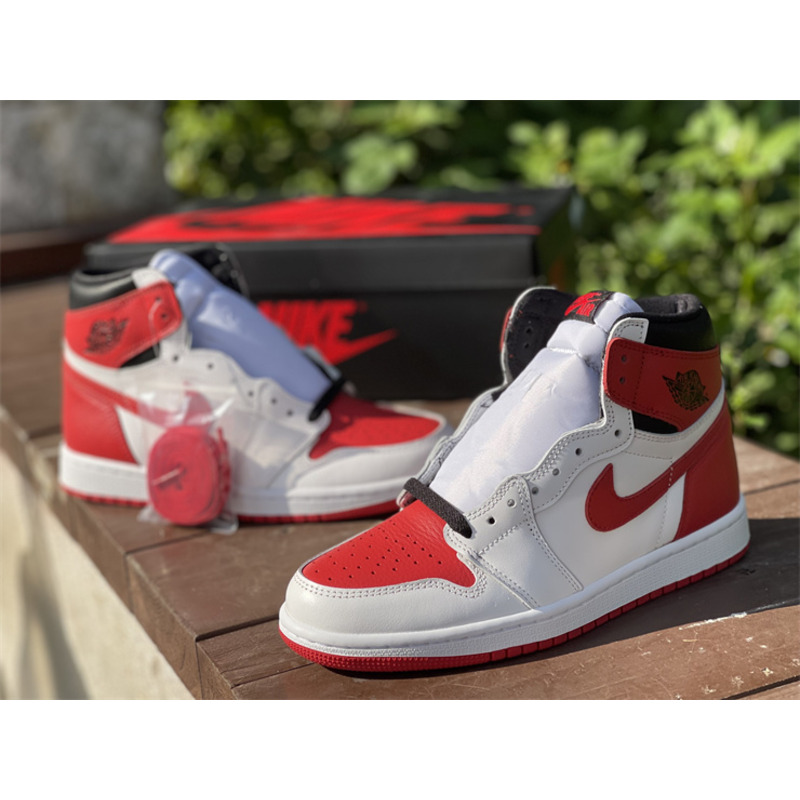 Air Jordan 1 High OG "Heritage" White Red 555088 161 Sneakers men