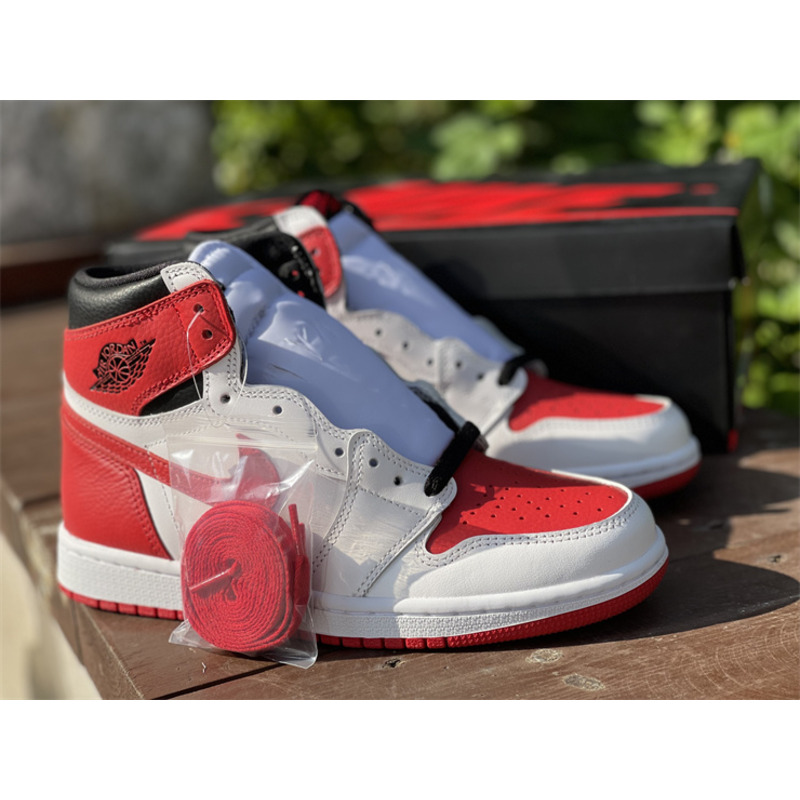 Air Jordan 1 High OG "Heritage" White Red 555088 161 Sneakers men