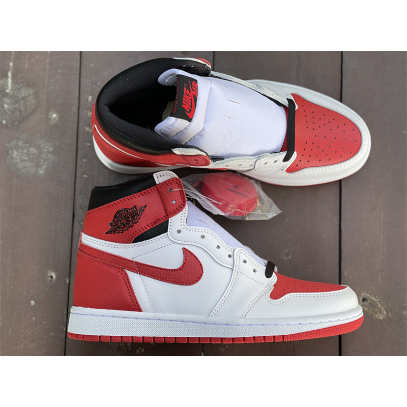 Air Jordan 1 High OG "Heritage" White Red 555088 161 Sneakers men