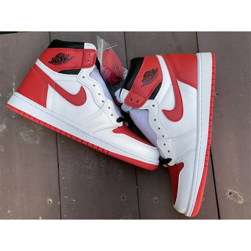 Air Jordan 1 High OG "Heritage" White Red 555088 161 Sneakers men