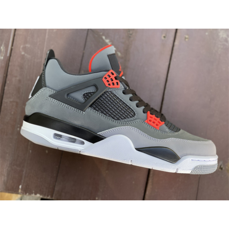 Air Jordan 4 "Infrared" Dark gray infrared DH6927 061 Sneakers men