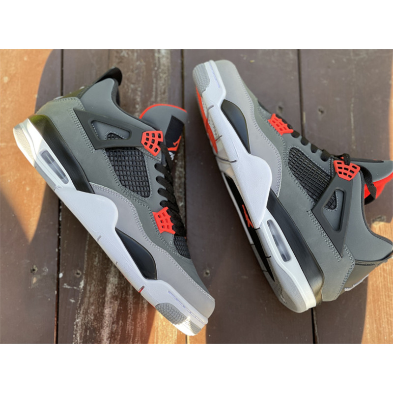 Air Jordan 4 "Infrared" Dark gray infrared DH6927 061 Sneakers men