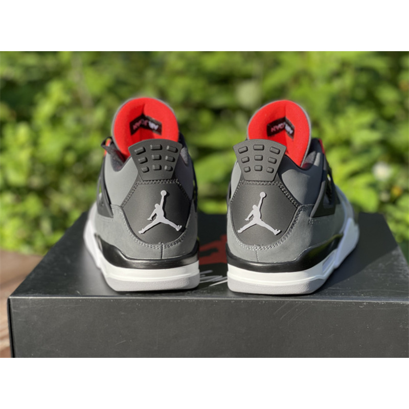 Air Jordan 4 "Infrared" Dark gray infrared DH6927 061 Sneakers men