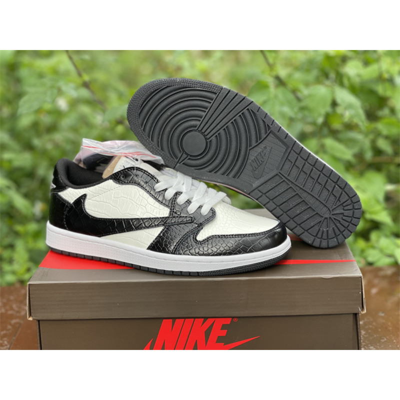 Air Jordan 1 low T S league black white alligator DM7866 188 sneakers men women