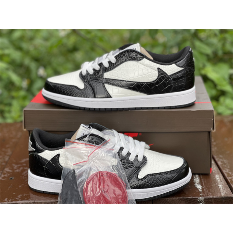 Air Jordan 1 low T S league black white alligator DM7866 188 sneakers men women