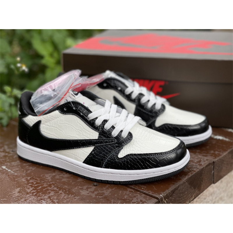 Air Jordan 1 low T S league black white alligator DM7866 188 sneakers men women