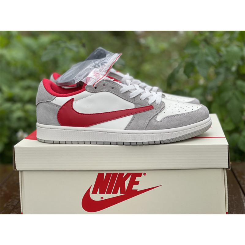 Air Jordan 1 low T S league grey red hook sneakers men women DC6991 016