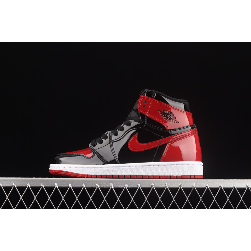 Air Jordan 1 High OG Bred Patent 575441 063 Sneaker men women