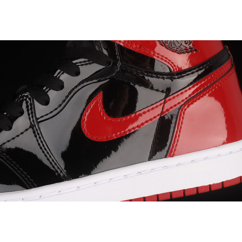 Air Jordan 1 High OG Bred Patent 575441 063 Sneaker men women