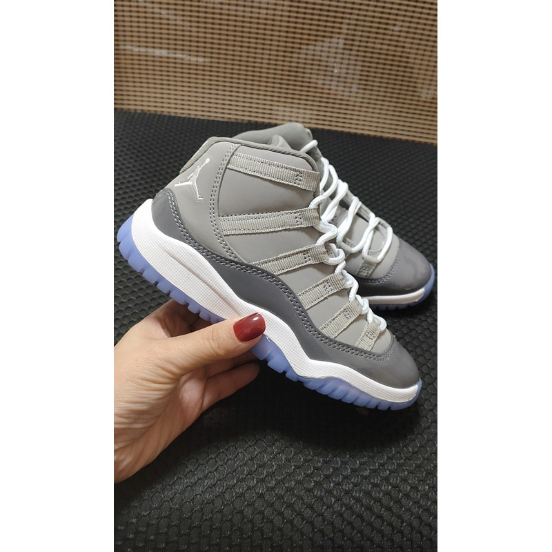 Air Jordan 11 RETRO Gray Sneakers Kids