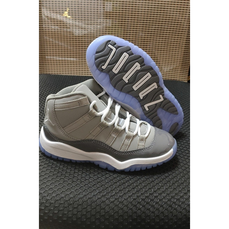 Air Jordan 11 RETRO Gray Sneakers Kids