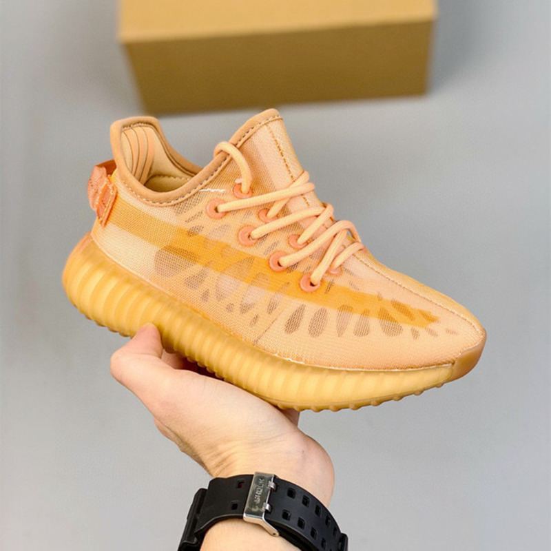 Ad*s yeezy 350 orange sneakers kids