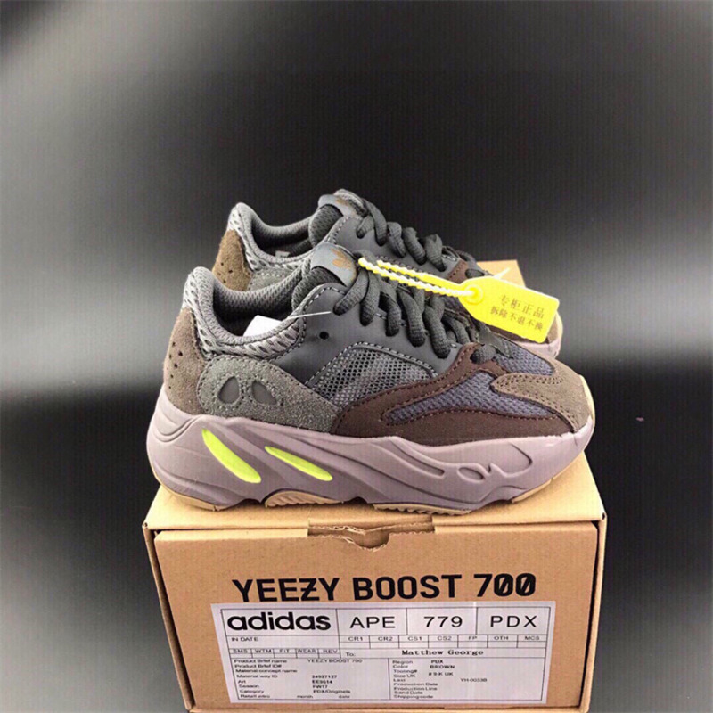 Ad*s yeezy 700 grey black sneakers kids