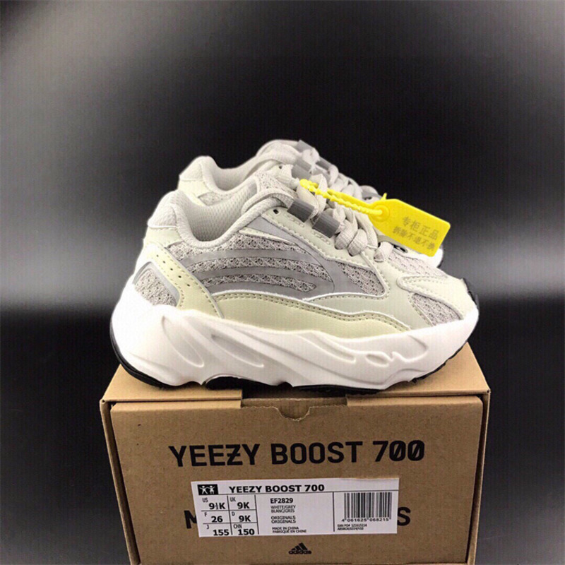 Ad*s yeezy 700 grey black sneakers kids