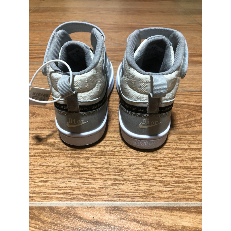 D*or x nike air jordan 1 ya001 grey sneakers kids