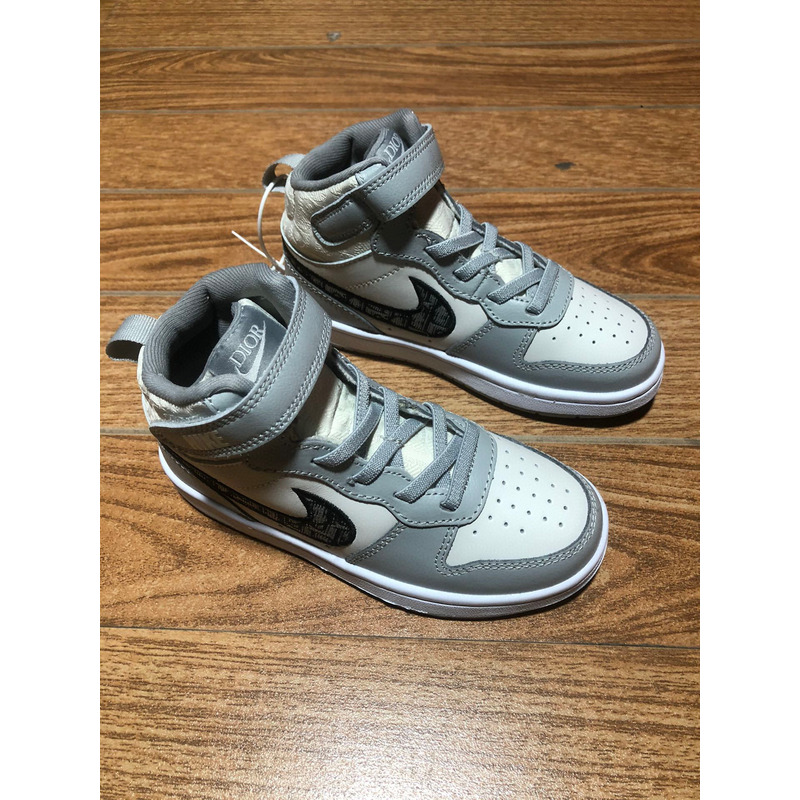 D*or x nike air jordan 1 ya001 grey sneakers kids