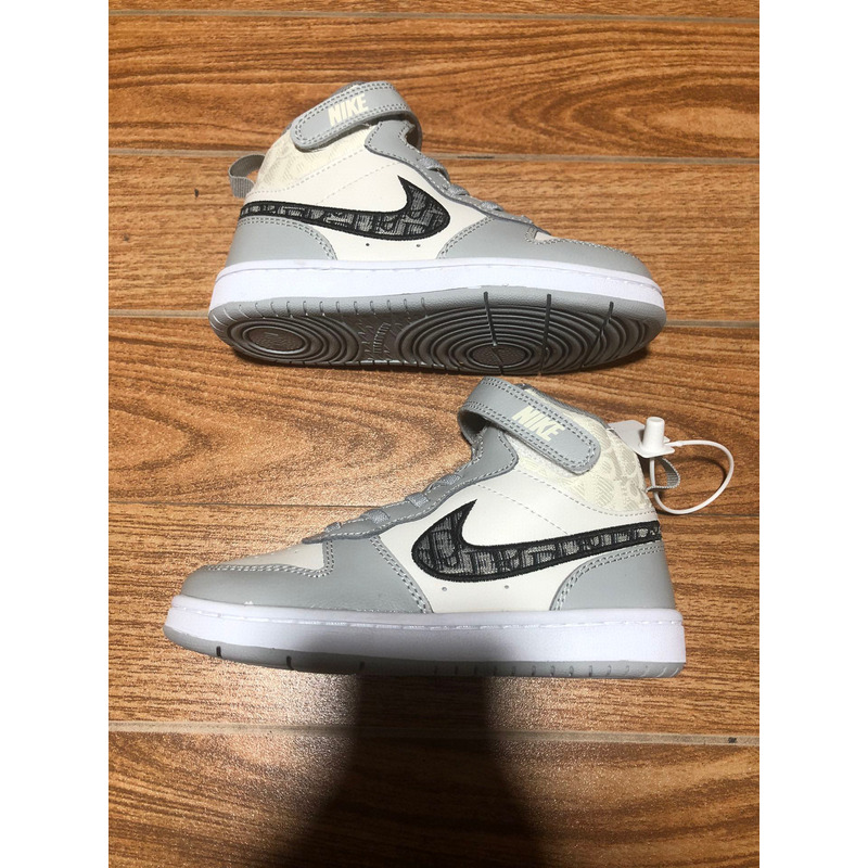 D*or x nike air jordan 1 ya001 grey sneakers kids