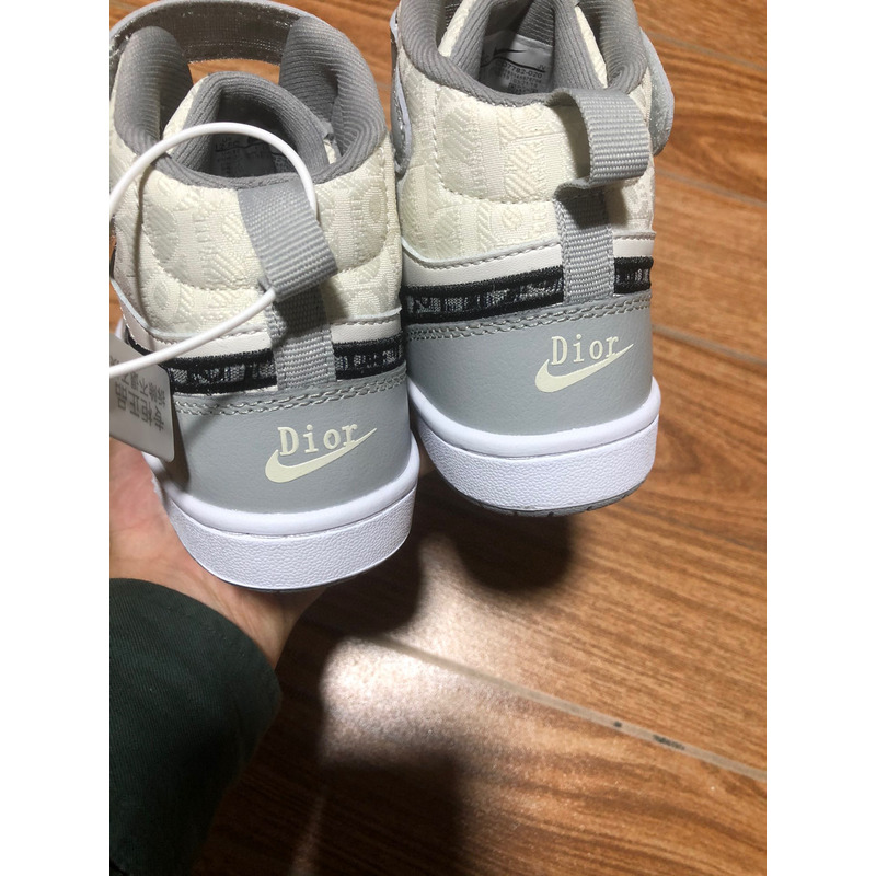 D*or x nike air jordan 1 ya001 grey sneakers kids