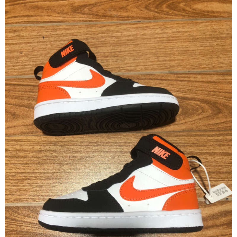 Nike Air Jordan 1 YA001 Orange Black Sneakers kids