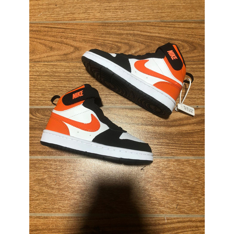 Nike Air Jordan 1 YA001 Orange Black Sneakers kids