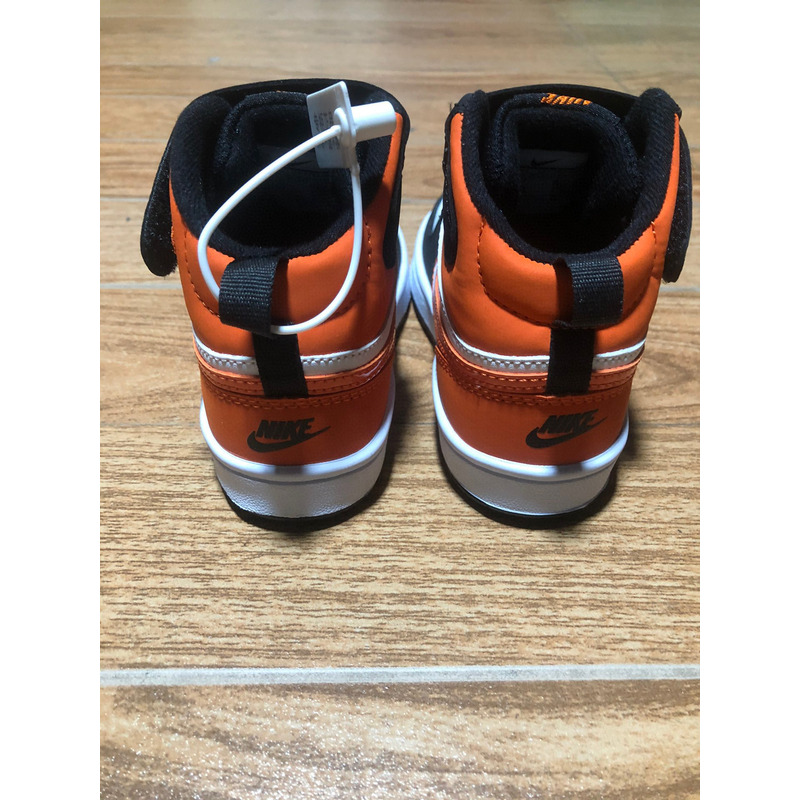 Nike Air Jordan 1 YA001 Orange Black Sneakers kids