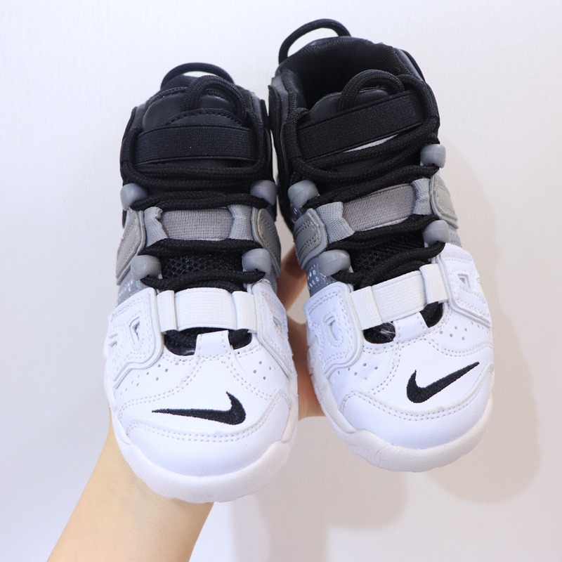 Nike Air More Uptempo SL021 Black Grey White Sneakers kids