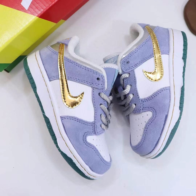 Nike Dunk SB Blue White AQ011 sneakers kids