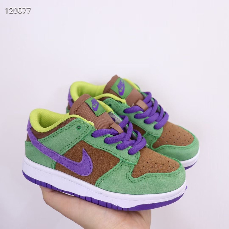 Nike Dunk SB Brown Green AQ011 sneakers kids