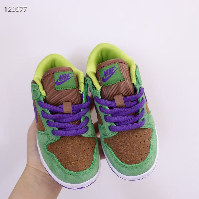 Nike Dunk SB Brown Green AQ011 sneakers kids