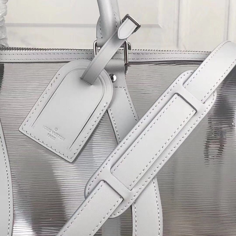 l**is V*t*n keepall bandouliere 50 luggage in silver white