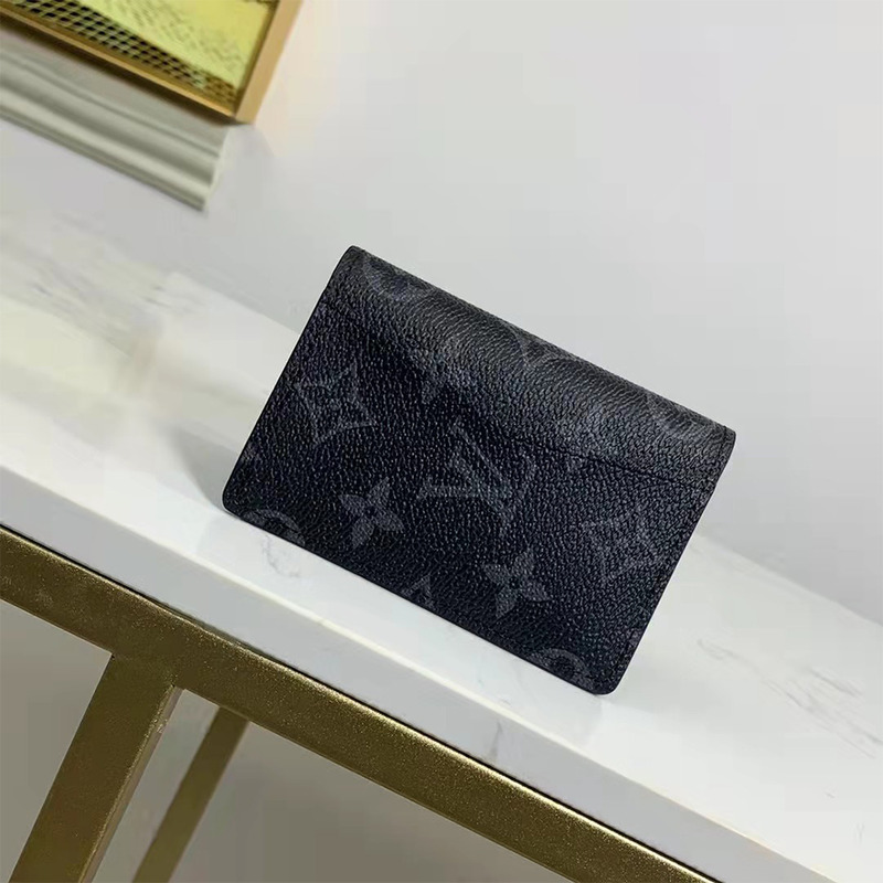 l**is V*t*n black monogram wallet