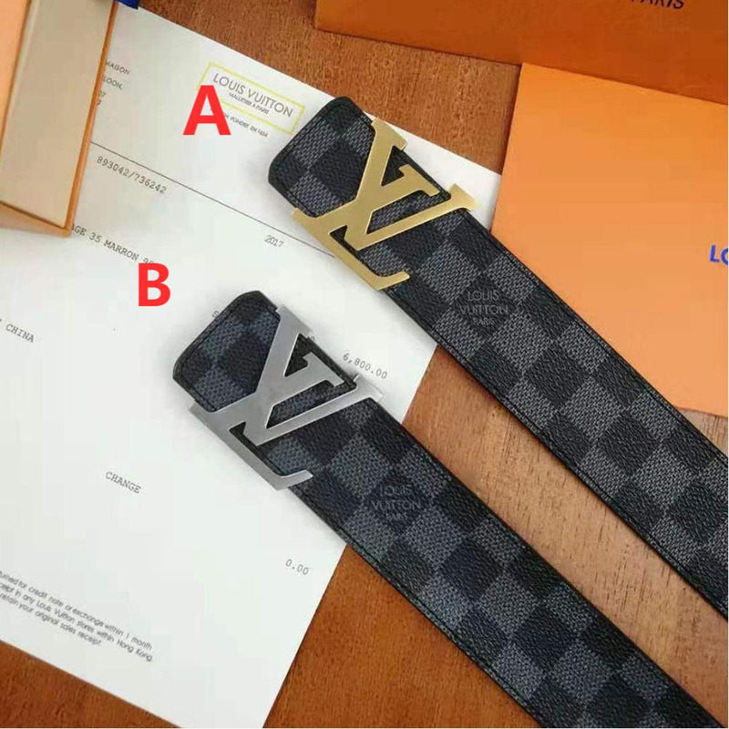 l**is V*t*n damier belt 40mm