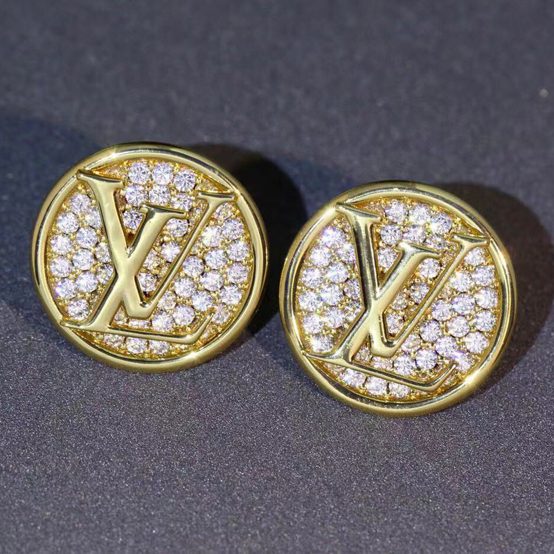 round l**is V*t*n earrings