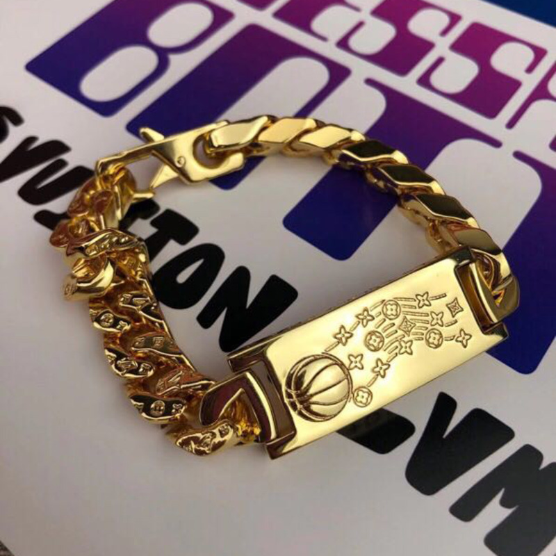 l**is V*t*n x nba bracelet gold