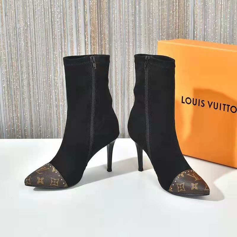 l**is V*t*n monogram high heels women