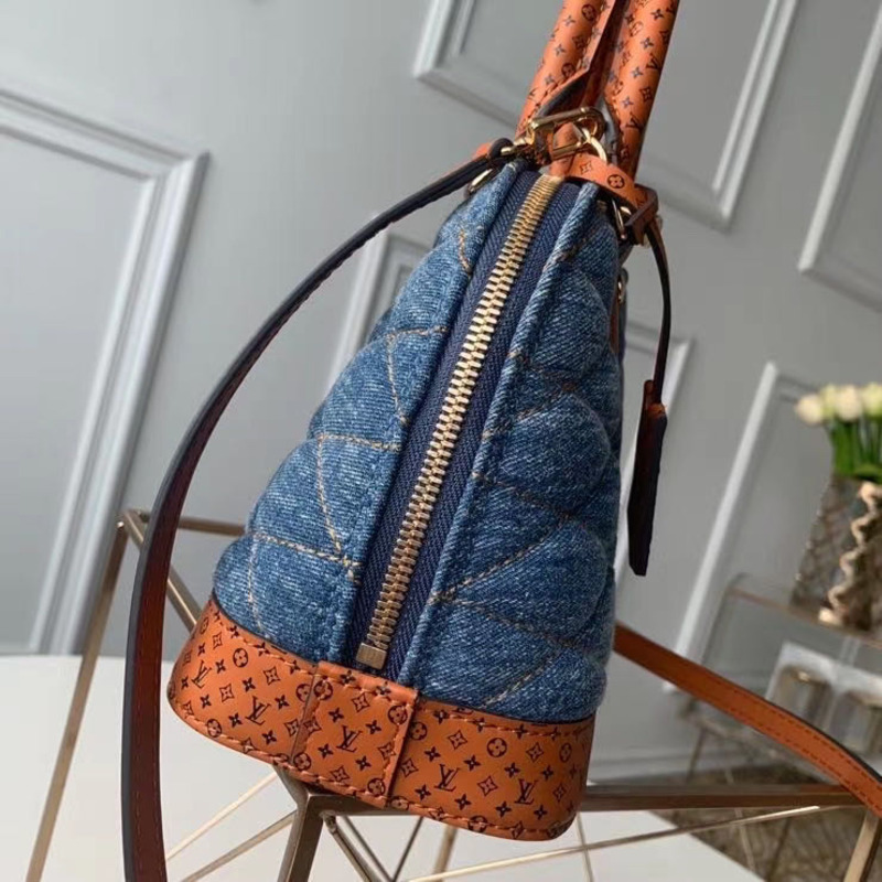 l**is V*t*n alma bb blue denim handbag