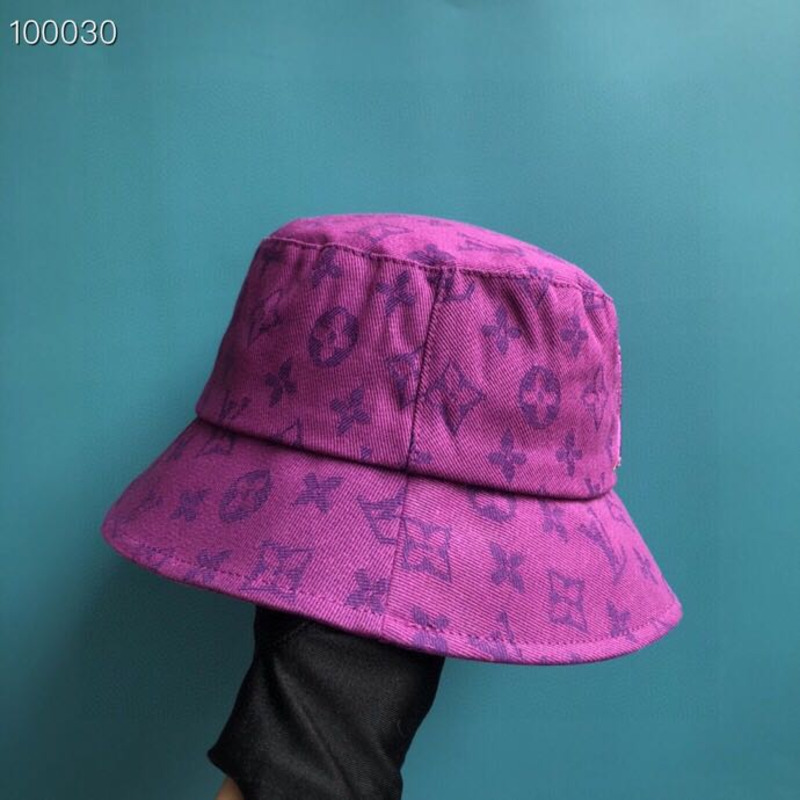 3d l**is V*t*n embroidered bucket hat