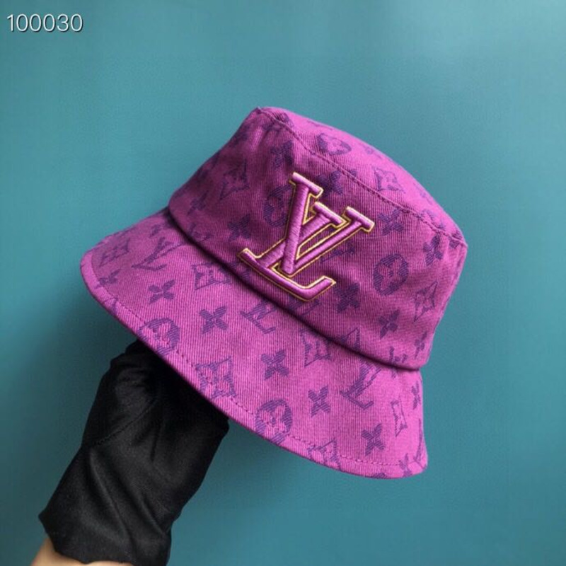 3d l**is V*t*n embroidered bucket hat