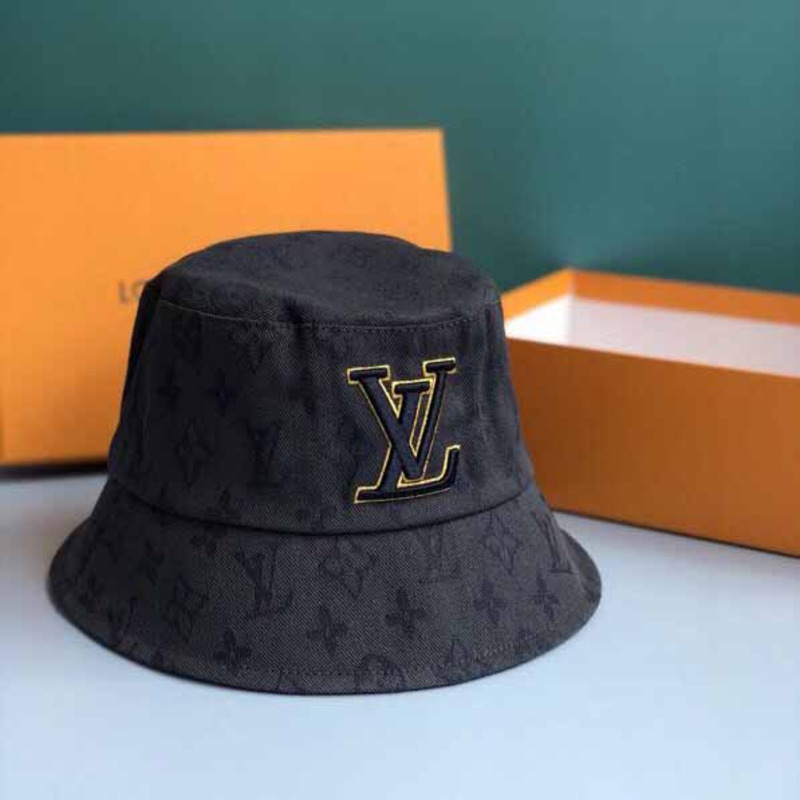 3d l**is V*t*n embroidered bucket hat