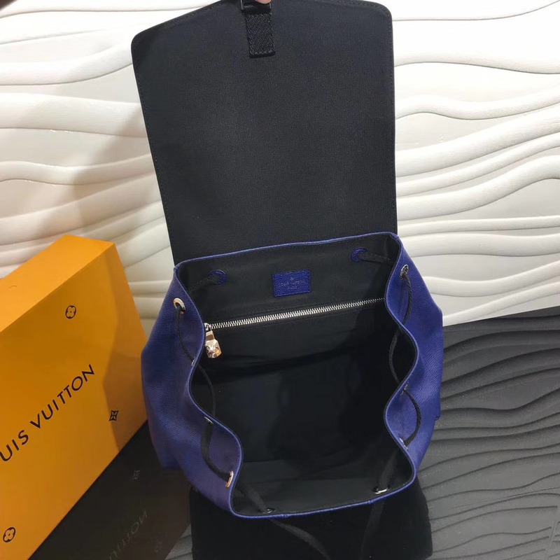 l**is V*t*n monogram blue backpack bag