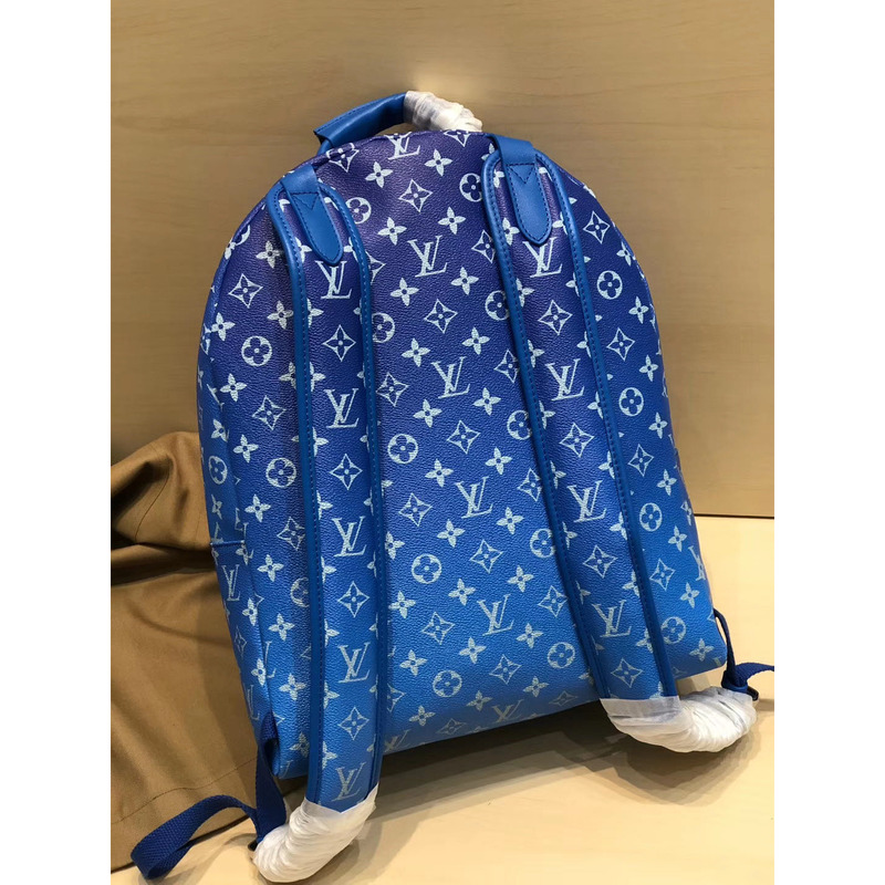 l**is V*t*n monogram blue backpack bag