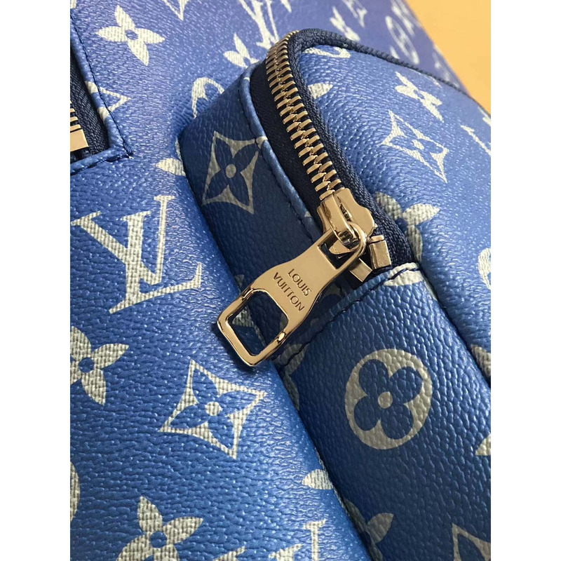 l**is V*t*n monogram blue backpack bag