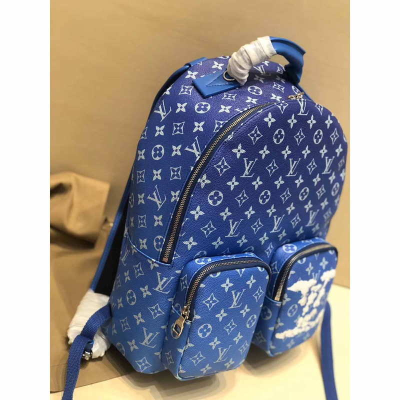 l**is V*t*n monogram blue backpack bag