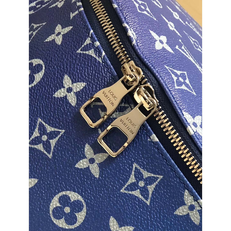 l**is V*t*n monogram blue backpack bag