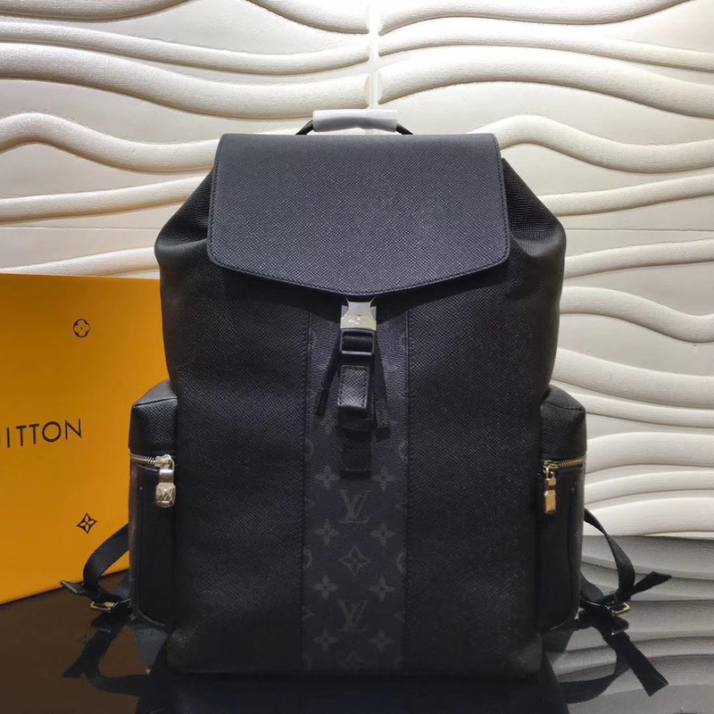 l**is V*t*n monogram black backpack bag