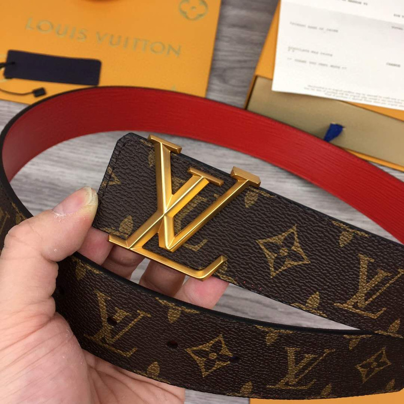 l**is V*t*n initiales reversible belt (golden buckle)